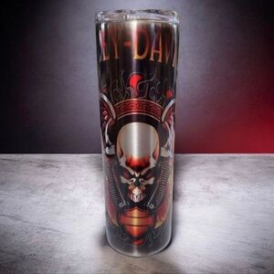 Harley Davidson Skull Angel Wings 30oz Tumbler 🎉sale